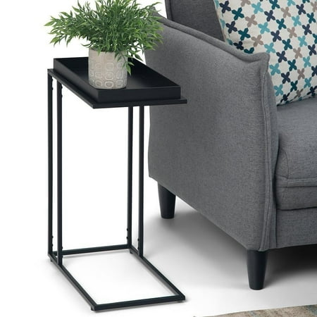 Simpli Home - Garner Tray Top C Side Table - Black