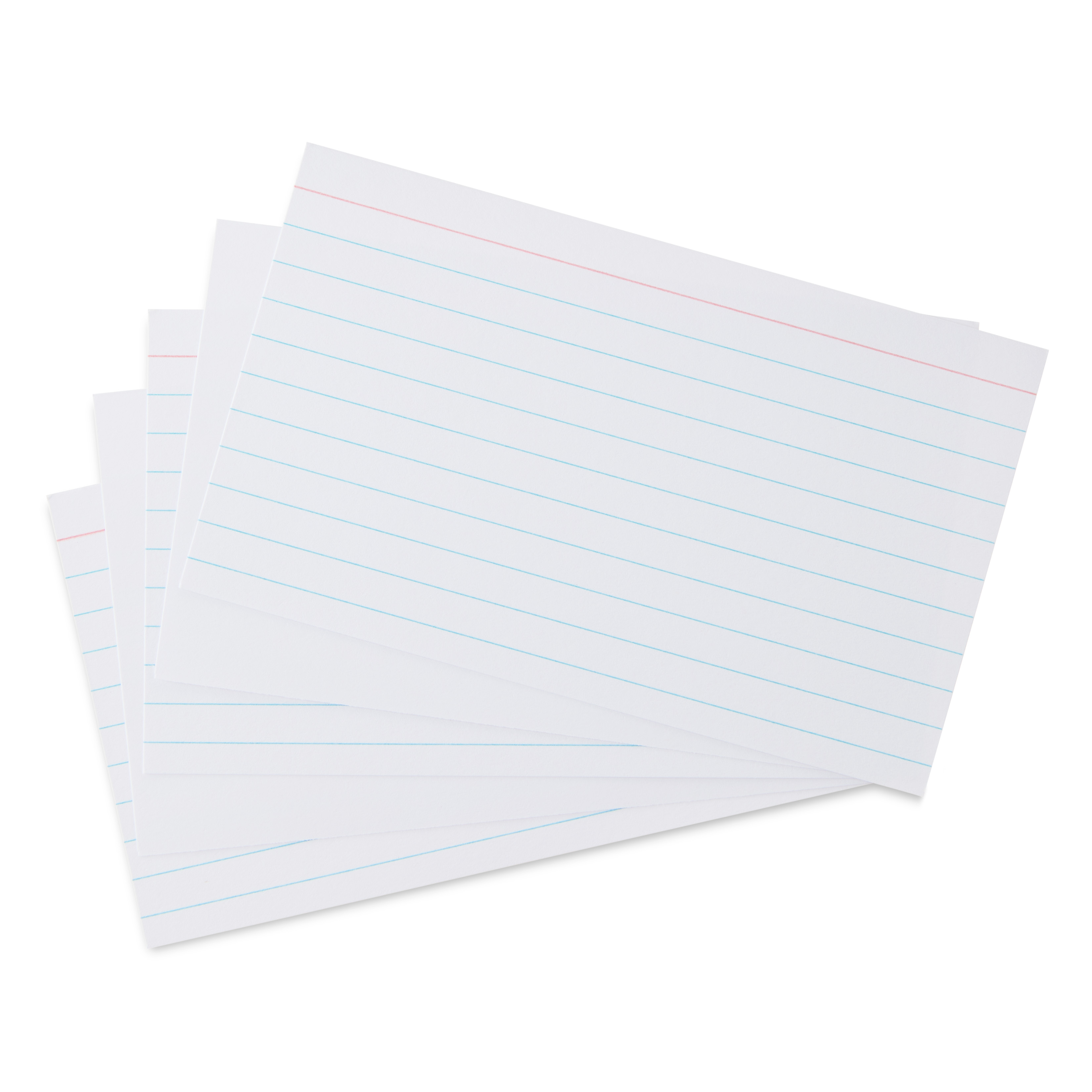 Tarjetas de índice rayadas Pen+Gear, 3" x 5", blancas, 100 unidades 3