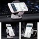 thumbnail image 3 of Soporte para teléfono de coche Bling, soporte para teléfono de coche con cristales brillantes, con una base de ventilación, soporte universal para teléfono celular para salpicadero, parabrisas y ventilación (blanco) JM, 3 of 5