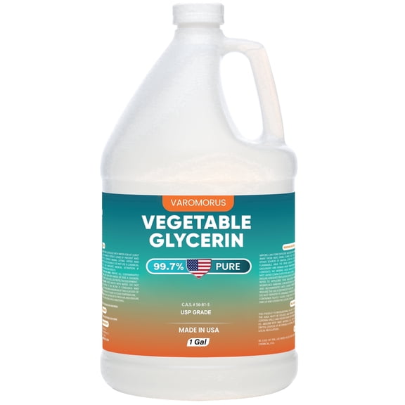 Pure Vegetable Glycerin – Clear Odorless Formula for General Household, Craft, and Soap Making Use – 1 Gallon – Made in USA
