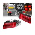 thumbnail image 3 of Reflector de luz antiniebla para parachoques trasero izquierdo del coche, luz de advertencia de estacionamiento, luces traseras para Montero V73 V77 02-06, color rojo, 3 of 5
