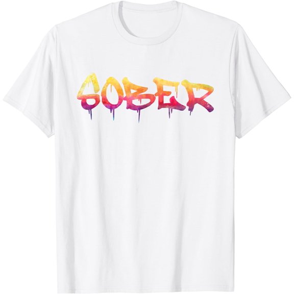 Sober - Sobriety Anniversary Recovery Sober AA NA T-Shirt