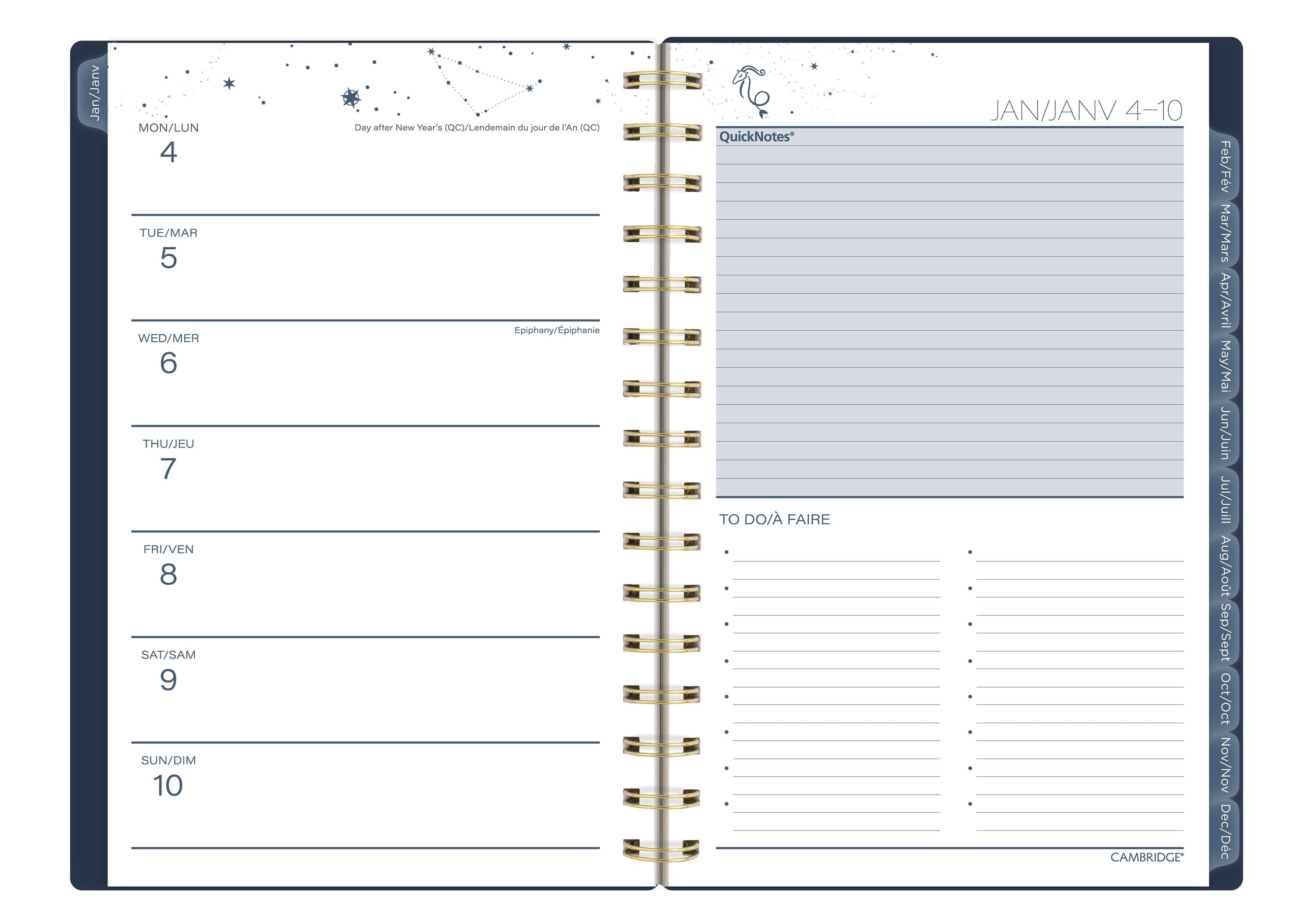 Cambridge® Stargazer Weekly/Monthly Planner, small
