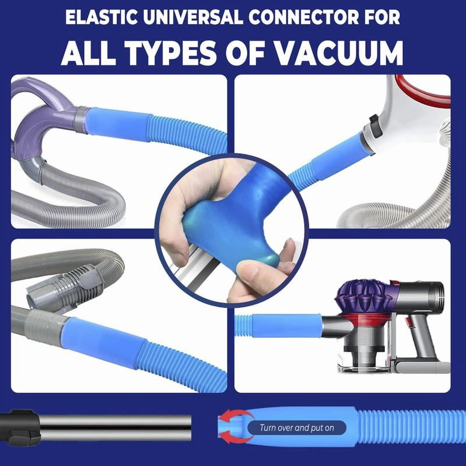 Dryer Vent Cleaner Kit Vacuum Hose Attachment Compatible with All Vacuum Cleaner, Quickly Lint Remover Cleaning Supplies Springtok