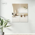 thumbnail image 5 of 16 Pcs Acrylic Wall Mirrors 12×14in 0.08in Clear Undistorted for Home Bathroom Bedroom Decor, 5 of 11