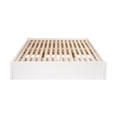 thumbnail image 4 of Prepac Select 4-Post Platform Bed with 4 Drawers, King, White, 4 of 7