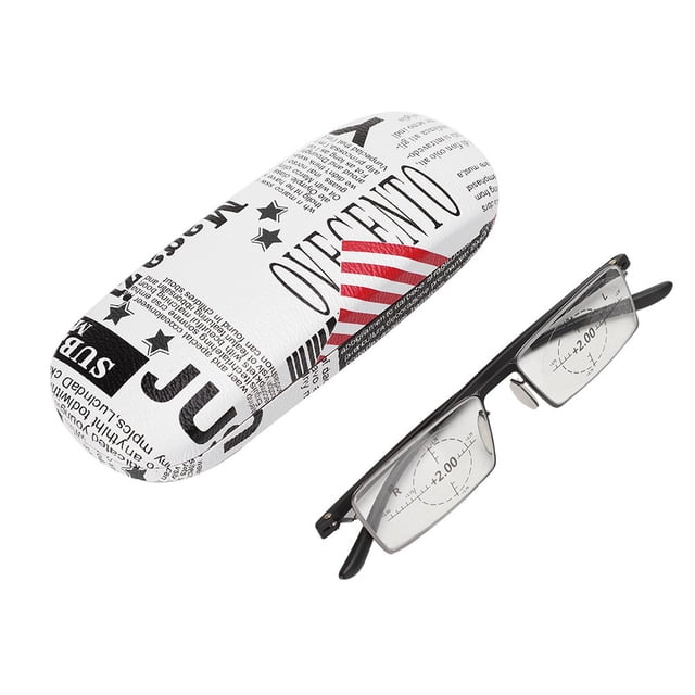 Anteojos de lectura unisex de color negro plateado con lentes transparentes de +1,50, diseño liviano y antiluz azul para personas mayores