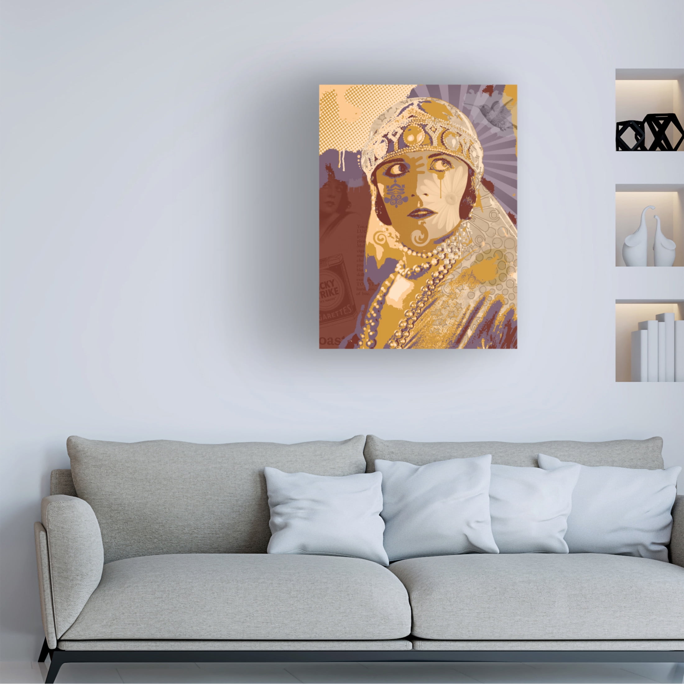 Canvas Wall Art - Dean Russo 'You Have Come A Long Way Baby' Wall Art for Living Room, Bedroom, or Office Décor by Trademark Fine Art - 14 x 19 Inches