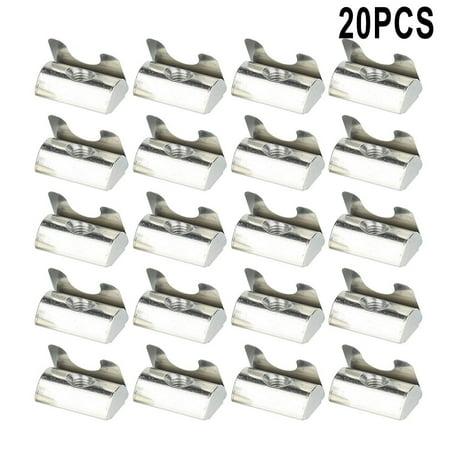 

20Pcs M8 Shrapnel Nut 30 40 45Series Aluminium Profile Accessories M8 Nut 8 10