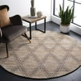 thumbnail image 2 of SAFAVIEH Marbella Baxter Diamond Area Rug, Natural/Ivory, 5' x 8', 2 of 10