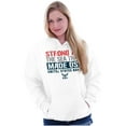 thumbnail image 3 of United States Navy Strong As The Sea Unisex Plus Size Hoodie Brisco Brands 5X, 3 of 5