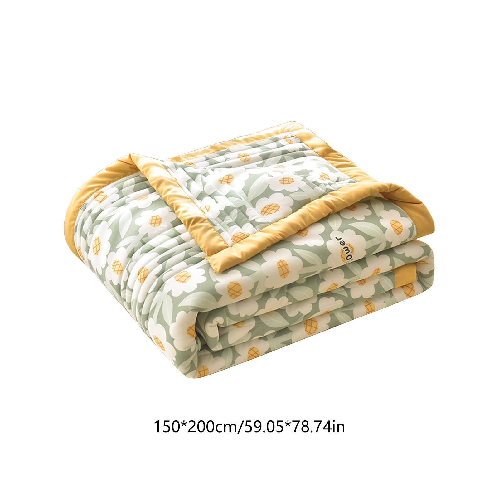 Quilts for Queen Bed Light Bedspreads,Soft Bed Summer Quilt Lightweight Microfiber Bedspread,Modern Style Flowers Pattern Coverlet for All Season 150x200