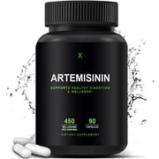 Artemisinin 450 mg - Artemisia Annua - Sweet Wormwood Extract - Artemisinin Capsules Support Healthy Aging, Digestion, and Immunity - Easy to Swallow Veggie Capsules - HumanX