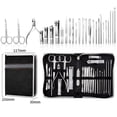 thumbnail image 4 of Juego de Manicura Profesional, Juego de Cortaúñas con Estuche de Almacenamiento, Herramienta de Aseo, Tijeras de Uñas, Juego de Aseo para Niñas - Negro Baoblaze Cortauñas, 4 of 4
