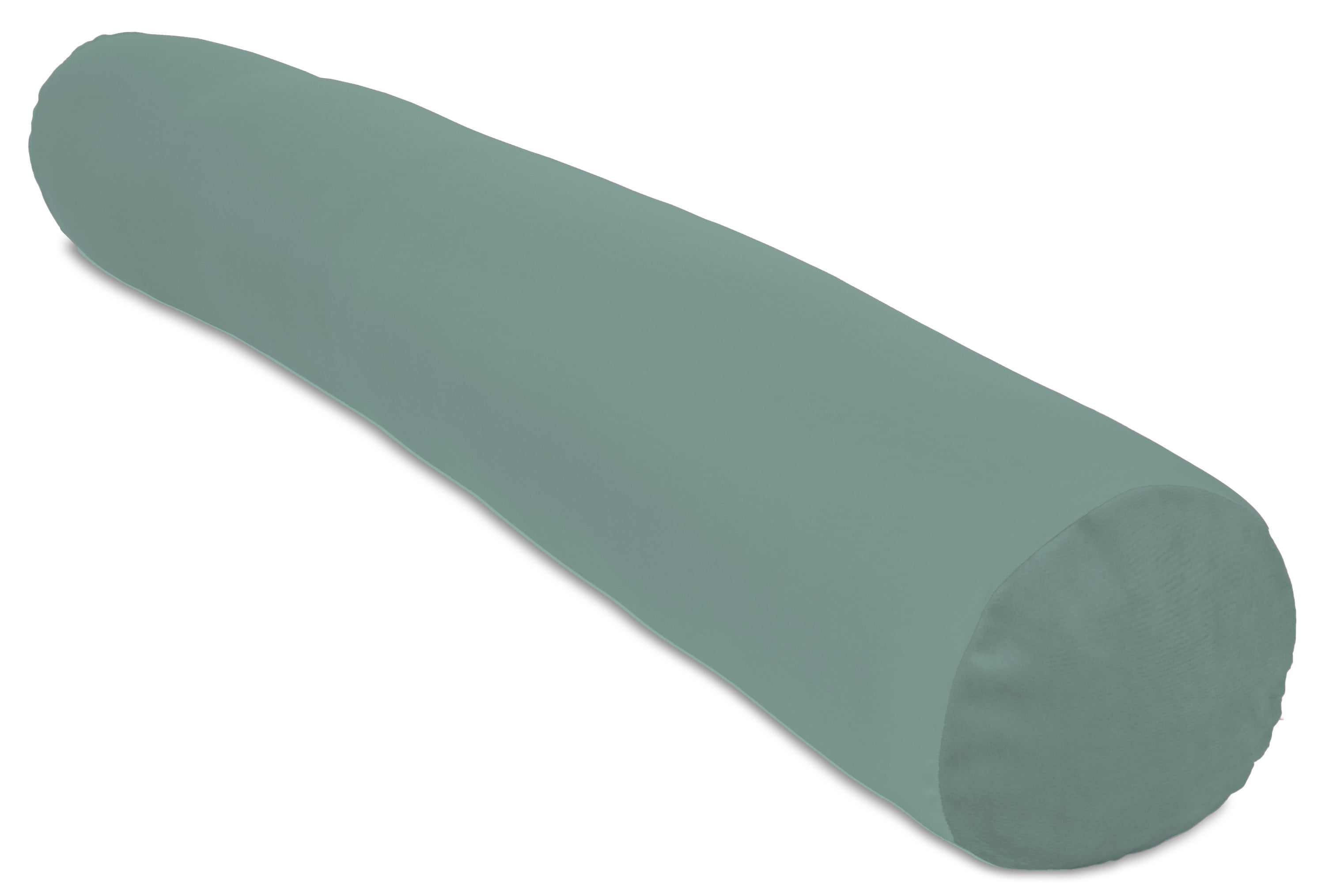 Cover For Microbead Body Pillow - Spandex (15%) / Nylon (85%) Blend - Hypoallergenic - Pillow Cover, Cadet Gray