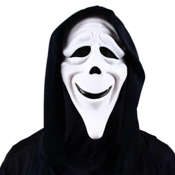 Horror Scream VI Grimace Killer Cosplay Black Cloak Disfraz De Terror Fantasma Máscara Halloween Carnaval Traje