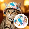 thumbnail image 2 of Dog Baseball Cap with Ear Holes Funny Pet Trucker Hat Adjustable Sun Protection Cute Accessory for Dogs Cats Daily Wear Birthday Party Fashionable Comfortable Fit, 2 of 10