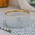 thumbnail image 4 of Dexypaws: Marble Dog Bowl: Gray & Gold Accent - 6.3" Diameter, Stylish & Functional Pet Feeding Dish, Food & Water, Safe & Non-Toxic, Durable, 4 of 7