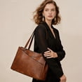 thumbnail image 3 of SENDEFN Women PU Leather Large Tote Bag Crossbody Shoulder Top Handle Designer Handbag, 3 of 8