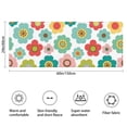 thumbnail image 3 of Pioneer Flower Floral Print Pattern Bathroom Rugs Mat, Non Slip Microfiber Bathroom Rug with Rubber Backing, Soft Mats for Bathroom Floor Tub Shower, 24"x60", 3 of 5