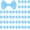 Blue, variant on 60-Pack 1.5 Inch Mini Ribbon Bows|Premium Polyester Craft Bows for Gift Wrapping, Wedding Favors, DIY Hair Accessories, Christmas & Party Decoration [Light Gray]