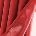 thumbnail image 2 of Lydia Matte Embossed Blackout Grommet Panel 84" Red, 2 of 3