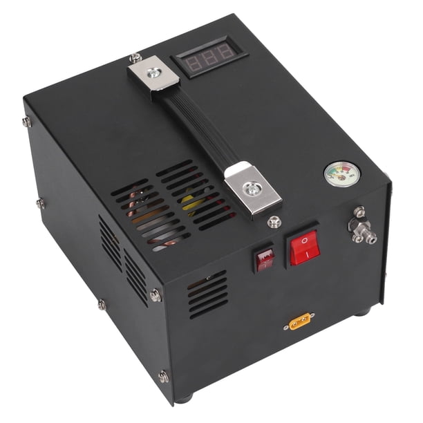 Compresor de Aire PCP Bomba de Aire de Alta Presión de 30 Mpa 4500 Psi 300 Bar con Transformador de Potencia Inflador PCP de Motor sin Escobillas de 300 W sin Aceite y Agua ANGGREK Otros