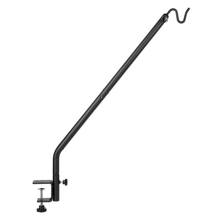 Kingsyard Heavy Duty Deck Hook for Hanging Bird Feeder, 39″ Adjustable Rust-Resistant Metal, Black