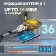 thumbnail image 4 of Lenbar Remote Control Helicopter, 7 Colors Light, Altitude Hold, One-Key Take-Off/Landing, 2.4GHz Indoor Toy for Kids, 4 of 6