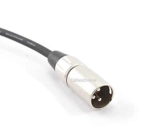 6Ft Kirlin 3.5Mm Trs Plug To Xlr Male Ofc Noise-Free Audio Mixer Cable
