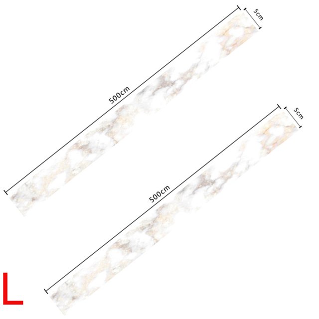 CAROOTU Self Adhesive Wall Seam Line Sticker Waterproof Floor Crevice Line Sticker Decoration Tape
