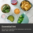 thumbnail image 2 of Farberware Professional Prep and Mixing Bowl Set with Lids Assorted Green, Gray (11-Piece), 2 of 12