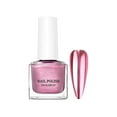 thumbnail image 2 of LEFTHIGH Home Metallic Nail Polish 7ml Mirror Finish Quick Dry No-Bake Glass Bottle with Brush Silver Gold Rose Gold Red Pink Green Blue Birthday Gifts, 2 of 7