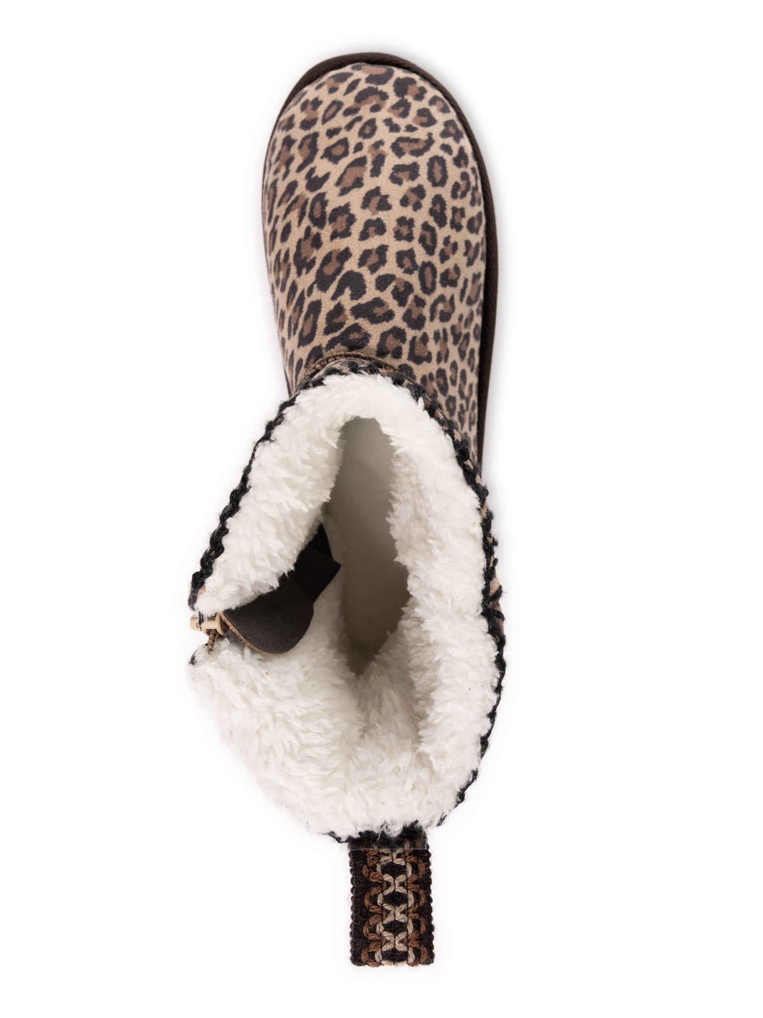 MUK LUKS Women's Truvie Faux Suede Cozy Ankle Bootie (Wide Width Available)