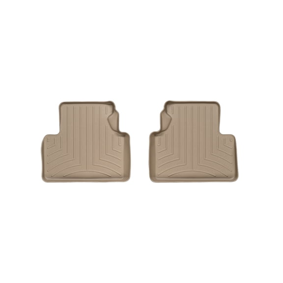 WeatherTech Custom Fit FloorLiners compatible with Infiniti Q40, Q60, G - 2nd Row (2-Piece Liner), Tan