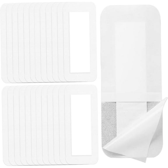 Innovire Adhesive Bandages 25Pcs Waterproof Bandages Post Surgical Disposable Wound Dressing Large Breathable Bandages for Wounds, 3.94x9.84in First Aid Tape