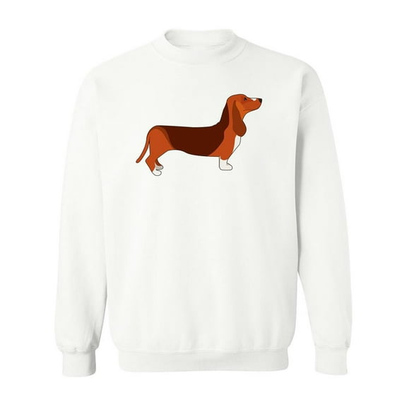 Dachshund Drawing Sweatshirt Women -SPIdeals Designs, Female 3X-Large