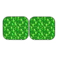 thumbnail image 5 of Lsque St Patrick's Day2 2 PCS Windshield Sun Shade | CarFoldable Window Covers | Car Accessories Reflect UV for Universal Cars SUV Truck | Large, 5 of 7