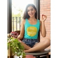 thumbnail image 2 of Hello Sunshine Quote Racerback Tank Women -Image by Shutterstock, Female XX-Large, 2 of 4