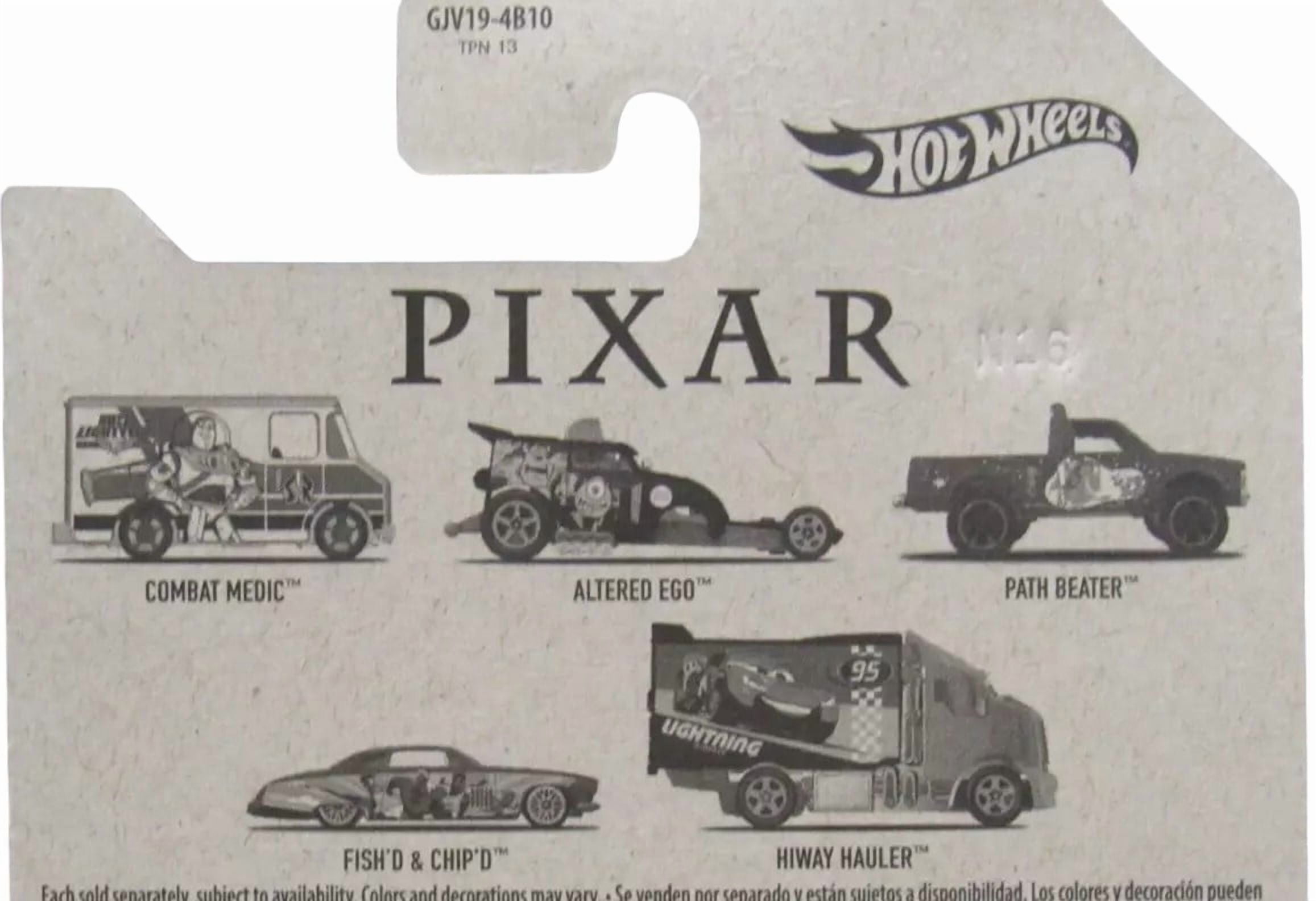 Hot Wheels 2020 Bundle of 5 Disney Pixar Toy Story, Monster's Inc, Finding Nemo, Incredibles, Cars