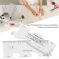 thumbnail image 4 of 2pcs Patchwork Ruler Mini Household Sewing Machine Template Clothing Measurement Drawing Stitch, 4 of 4