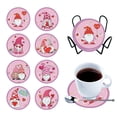 thumbnail image 1 of Posavasos DIY Con 8 Piezas Soporte Arcoíris Rosa, 1 of 8