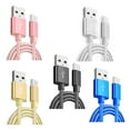thumbnail image 3 of pitrice 1 Meter Nylon Woven Data Cable Replacement for Android Mobile Phone Data Line Cord Replacement Wire Cable, 3 of 7