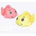 thumbnail image 2 of Baby bath water toy - 2 PCS Wind-up Carp Bath Toy for Kids, Windup Fish Bath Toy Bahtub Carp Toy Fish Floating Toy Carp Water Toy Swimming Fish Tub Toy for Toddlers (Yellow+Pink), 2 of 5