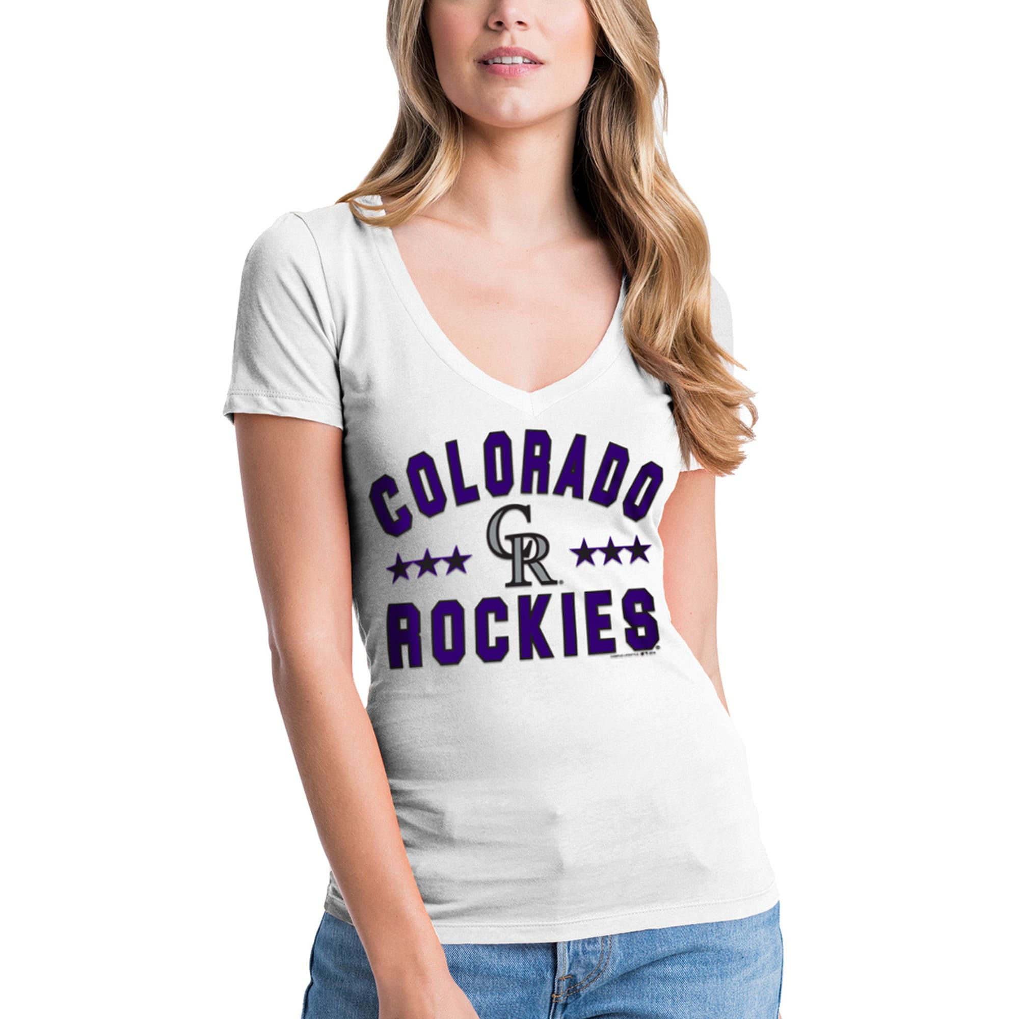 Colorado rockies t shirts women's hotsell
