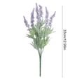thumbnail image 2 of Flocked Artificial Lavender Flowers, Realistic Faux Lavender Leaf with Vivid Color, Non-Fading for Wedding Floral Arrangement Potted Bouquet Table Decor, Purple, 2 of 6