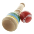 thumbnail image 4 of Juguete de madera,Copa de pelota de habilidad de madera,Juguete tradicional japonés,Juego de habilidad con bola y vaso de madera,Juguete Educativo,Juguetes de habilidades Hugo Juguete Kendama de madera, 4 of 10