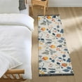 thumbnail image 3 of Yayeee Runner Rug for Bedroom 2'x6' Machine Washable Hallway Non Slip Mat, Acorn Leaves Pattern, 3 of 8
