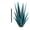 Light Blue, variant on Luckky Lighted Metal Agave Plant Garden Stake Decor, LED Illuminated Tequila Agave Sculpture, Rustic Hand Painted Metal Yard Art, Outdoor Lawn Patio Backyard Night Decoration
