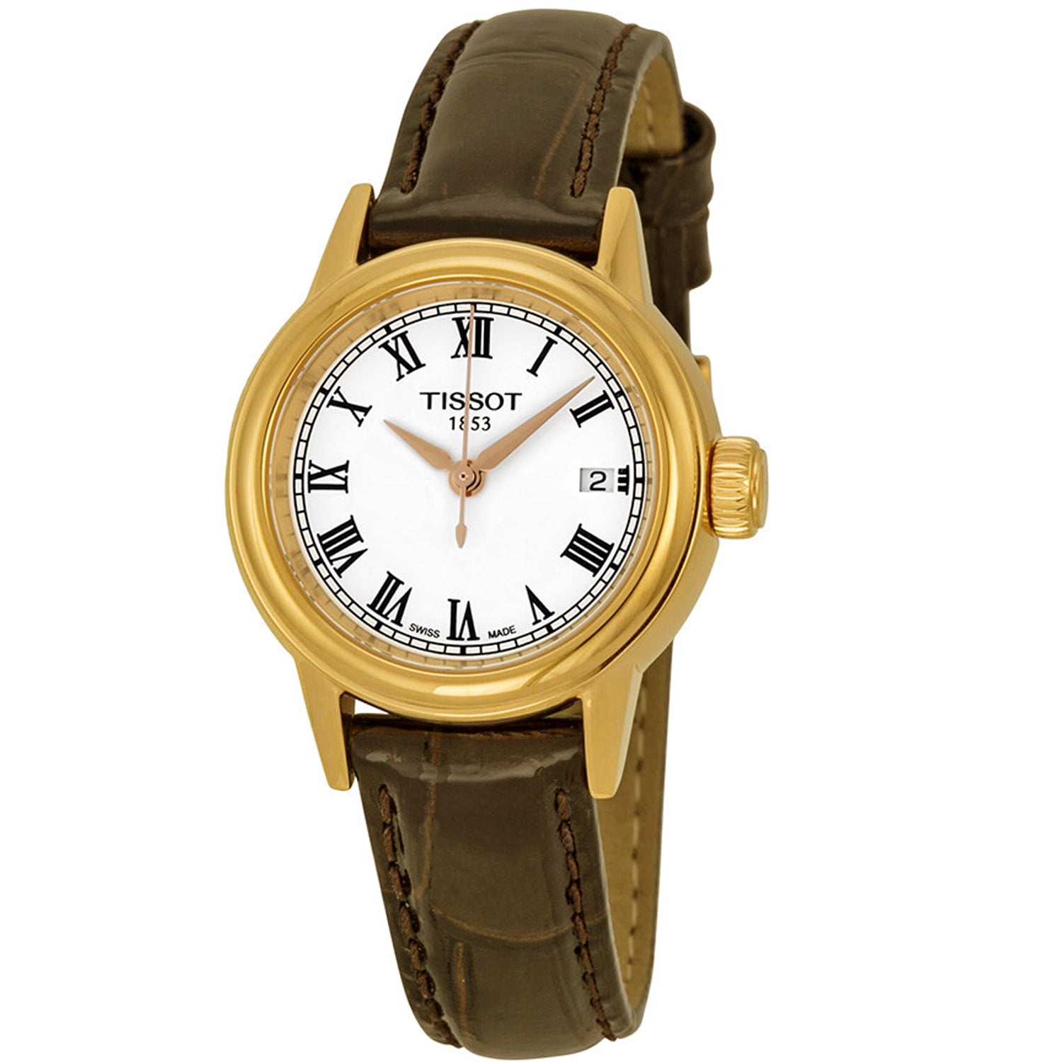 NWT Tissot PR 100 34MM Watch with Cream Strap and White MOP Dial Tissot PRC 100 Solar 34mm | Model T1518222211100 | Tissot  main image 2